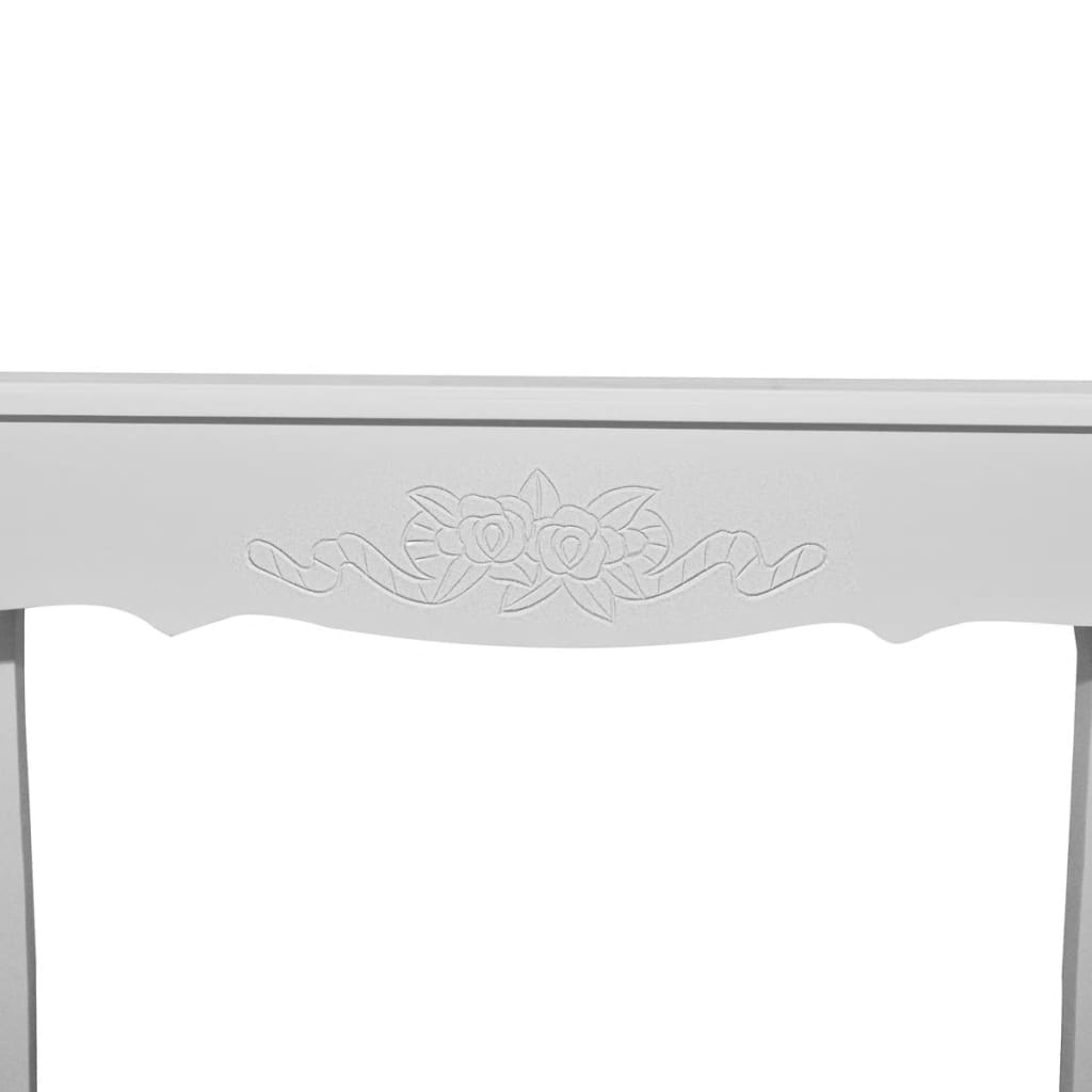 Dressing table console table white