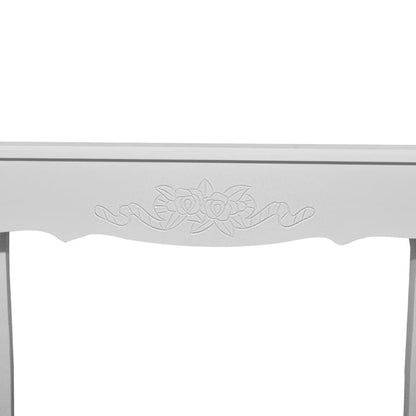 Dressing table console table white