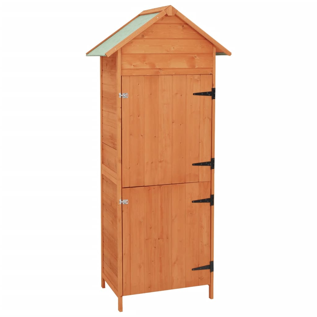 Garden cabinet brown 42.5x64x190 cm