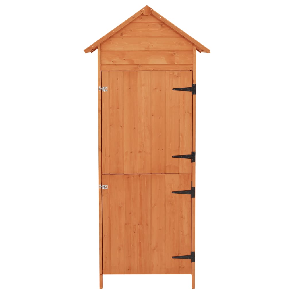 Garden cabinet brown 42.5x64x190 cm