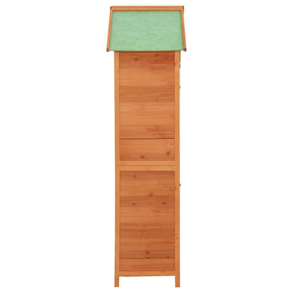 Garden cabinet brown 42.5x64x190 cm