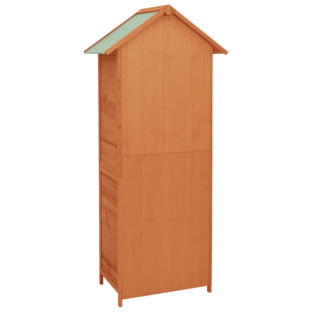 Garden cabinet brown 42.5x64x190 cm