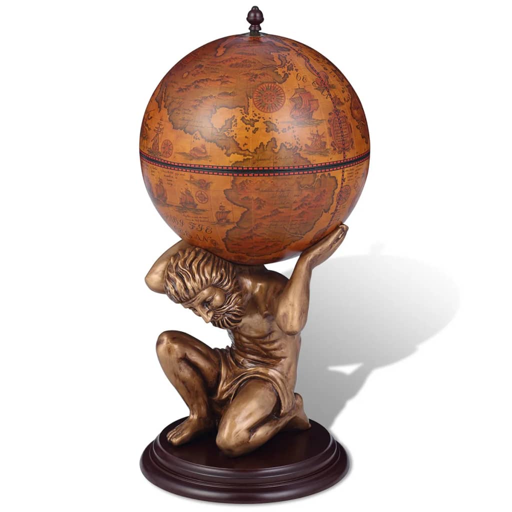 Globe Bar Atlas 42×42×85 cm