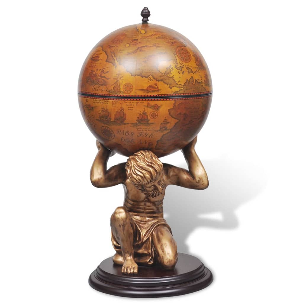 Globe Bar Atlas 42×42×85 cm