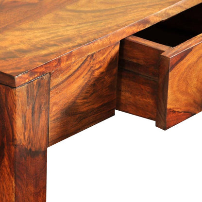 Console table with 3 drawers 80 cm solid rosewood