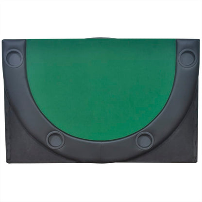 Foldable Poker Table Cover for 10 Players Green