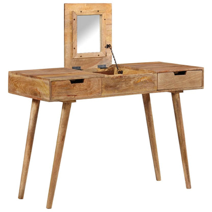 Dressing table 112x45x76 cm solid mango wood