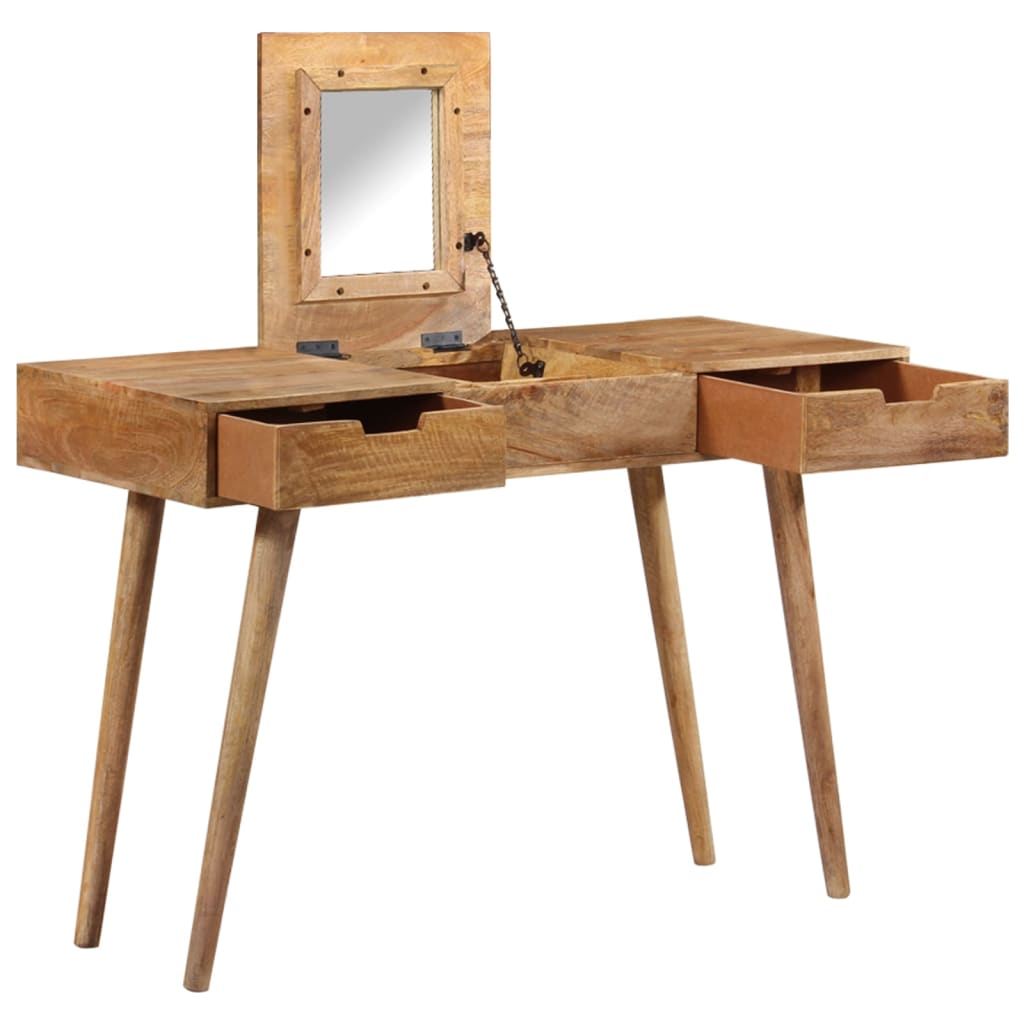 Dressing table 112x45x76 cm solid mango wood