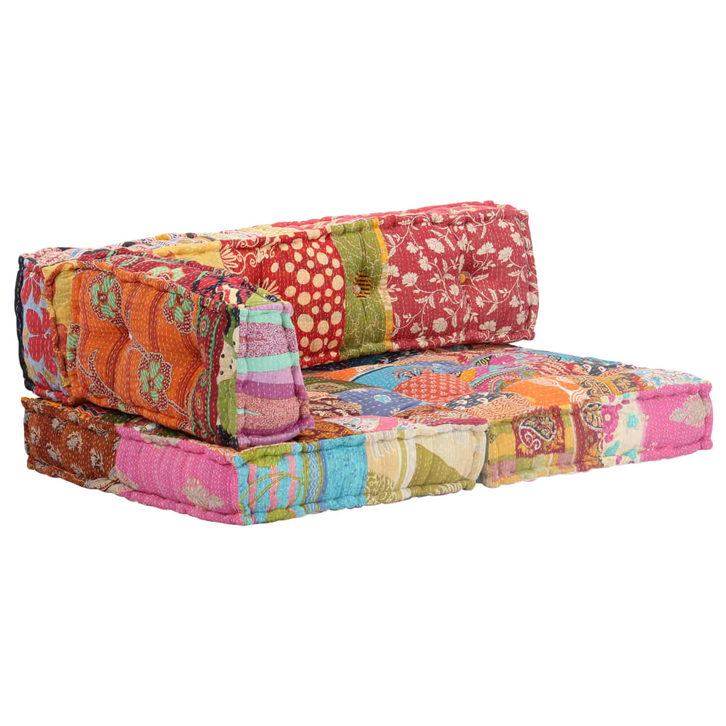 Pouf Patchwork Stoff