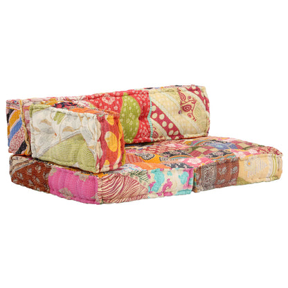 Pouf Patchwork Stoff