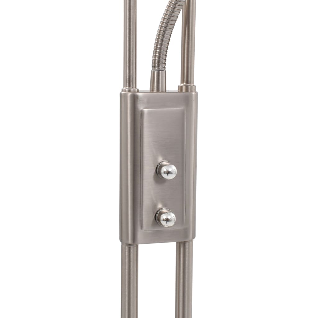 Floor lamp 18 W silver 180 cm dimmable