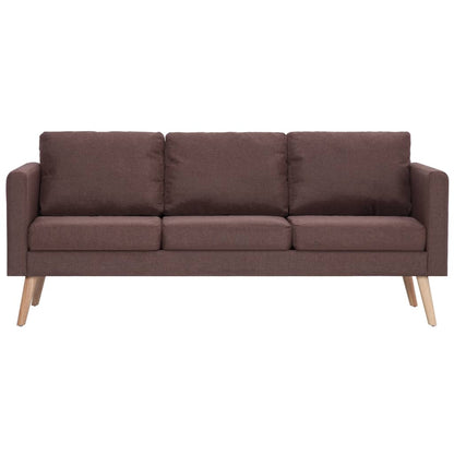 3-Sitzer-Sofa Stoff Braun