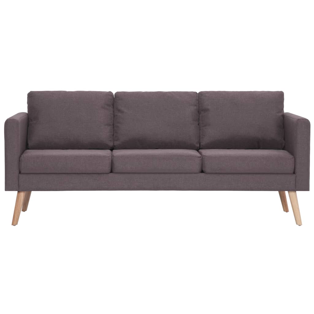 3-Sitzer-Sofa Stoff Taupe