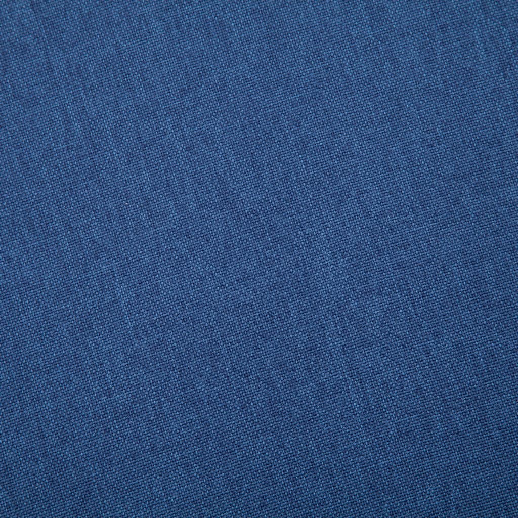 3-seater sofa fabric blue