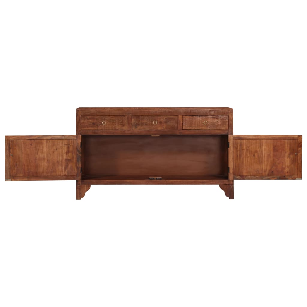 Sideboard 140x40x80 cm Massivholz Akazie