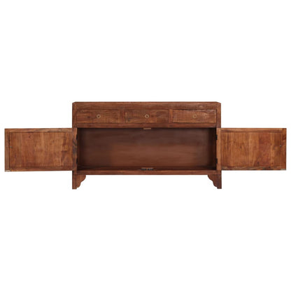 Sideboard 140x40x80 cm Massivholz Akazie