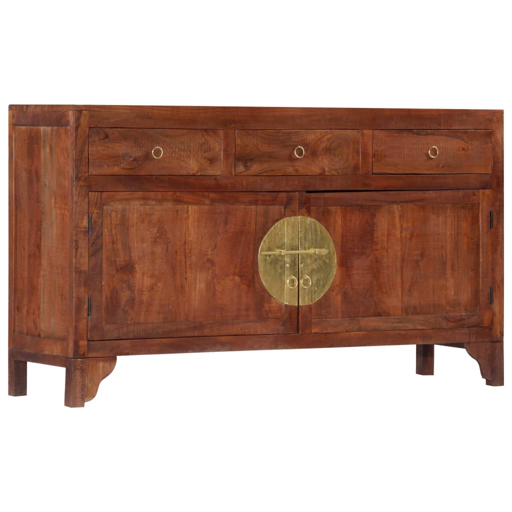 Sideboard 140x40x80 cm Massivholz Akazie