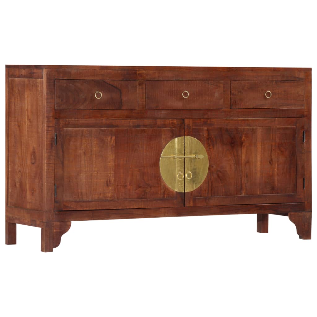 Sideboard 140x40x80 cm Massivholz Akazie