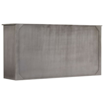 Sideboard Grau 160x40x80 cm Massivholz Mango