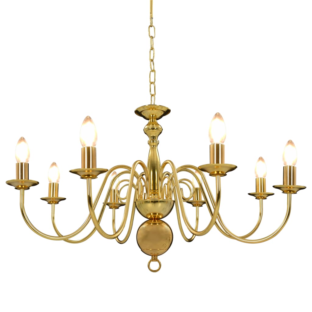 Chandelier Golden for 8 x E14 bulbs