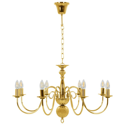 Chandelier Golden for 8 x E14 bulbs