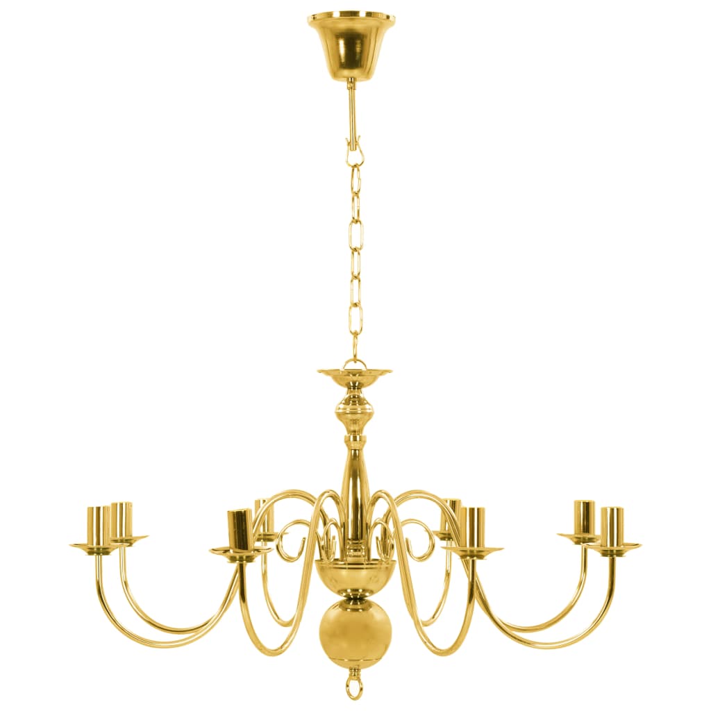 Chandelier Golden for 8 x E14 bulbs