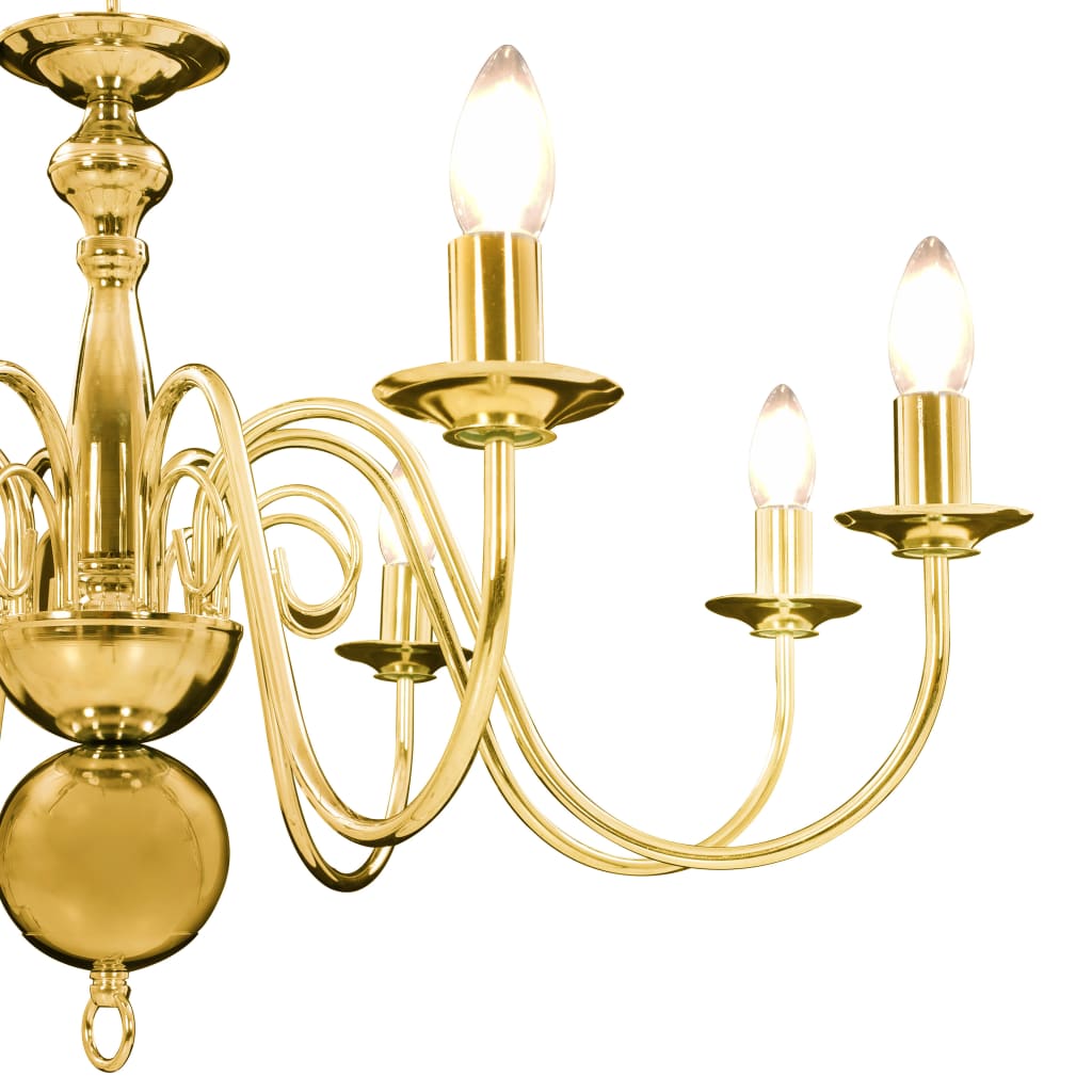 Chandelier Golden for 8 x E14 bulbs