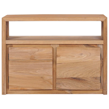 Sideboard 80x30x60 cm Massivholz Teak