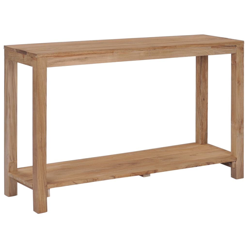 Console table 120x35x75 cm solid teak wood