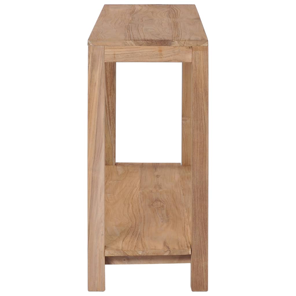 Console table 120x35x75 cm solid teak wood