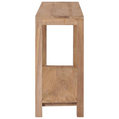 Console table 120x35x75 cm solid teak wood