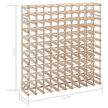 Wine rack for 120 bottles solid pine