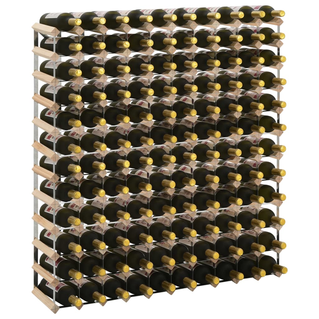 Wine rack for 120 bottles solid pine