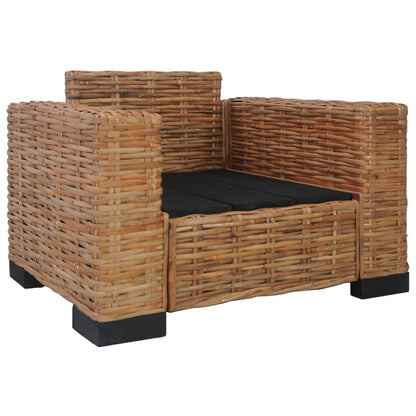 Sessel mit Kissen Natürliches Rattan