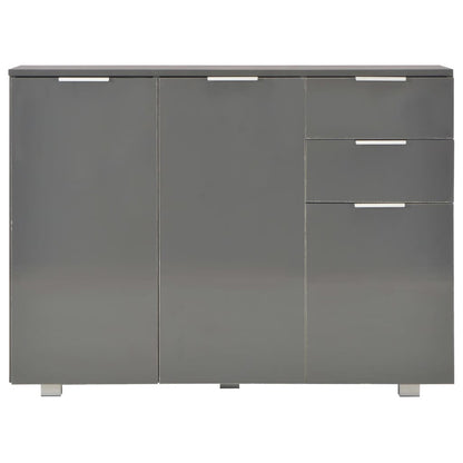 Sideboard Hochglanz-Grau 107x35x80,5 cm