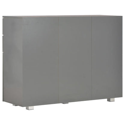 Sideboard Hochglanz-Grau 107x35x80,5 cm