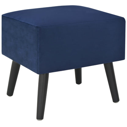 Bedside tables 2 pcs. Blue 40 x 35 x 40 cm velvet