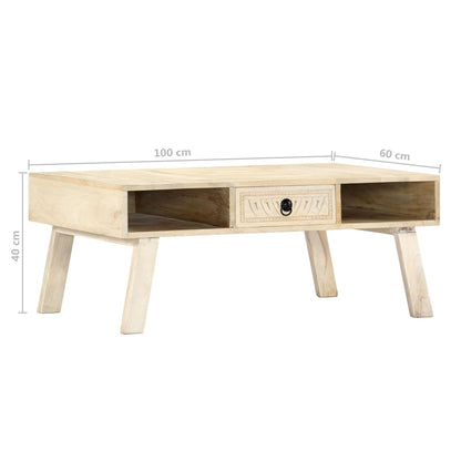 Coffee table 100×60×40 cm mango solid wood