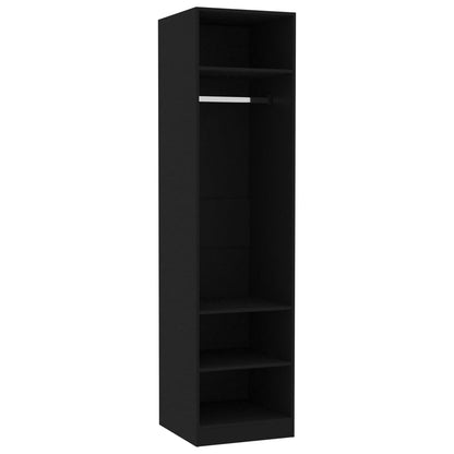 Wardrobe Black 50x50x200 cm wood material