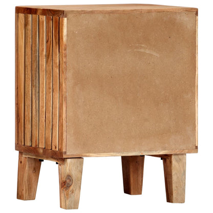 Bedside table 40 x 30 x 50 cm acacia solid wood