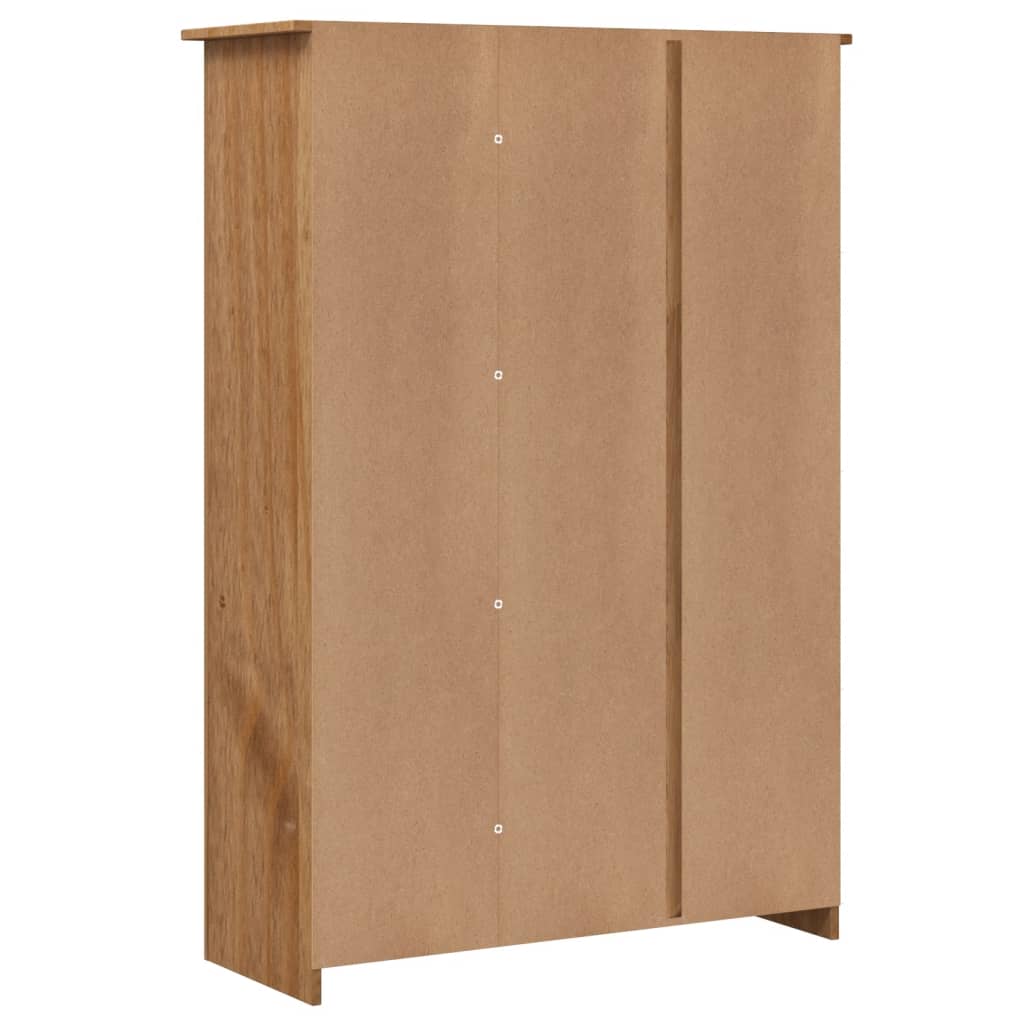 Kleiderschrank 3-Türig 118×50×171,5 cm Kiefer Panama Serie