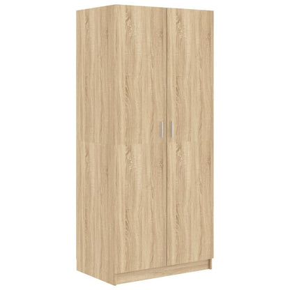 Wardrobe Sonoma oak 80x52x180 cm wood material