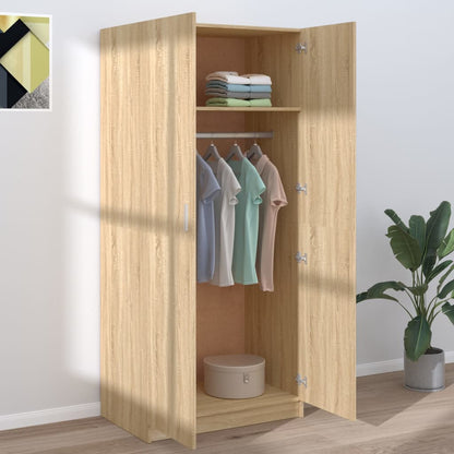 Wardrobe Sonoma oak 80x52x180 cm wood material