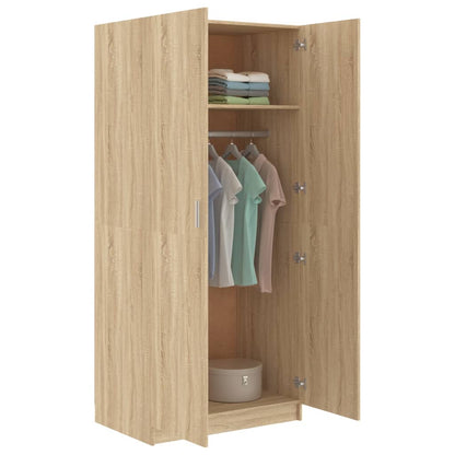 Wardrobe Sonoma oak 80x52x180 cm wood material