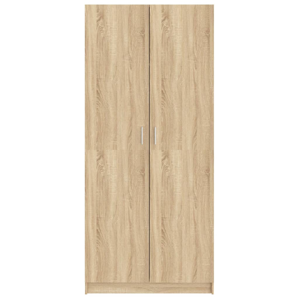 Wardrobe Sonoma oak 80x52x180 cm wood material