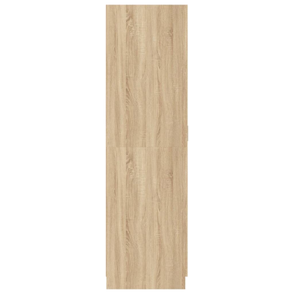 Wardrobe Sonoma oak 80x52x180 cm wood material