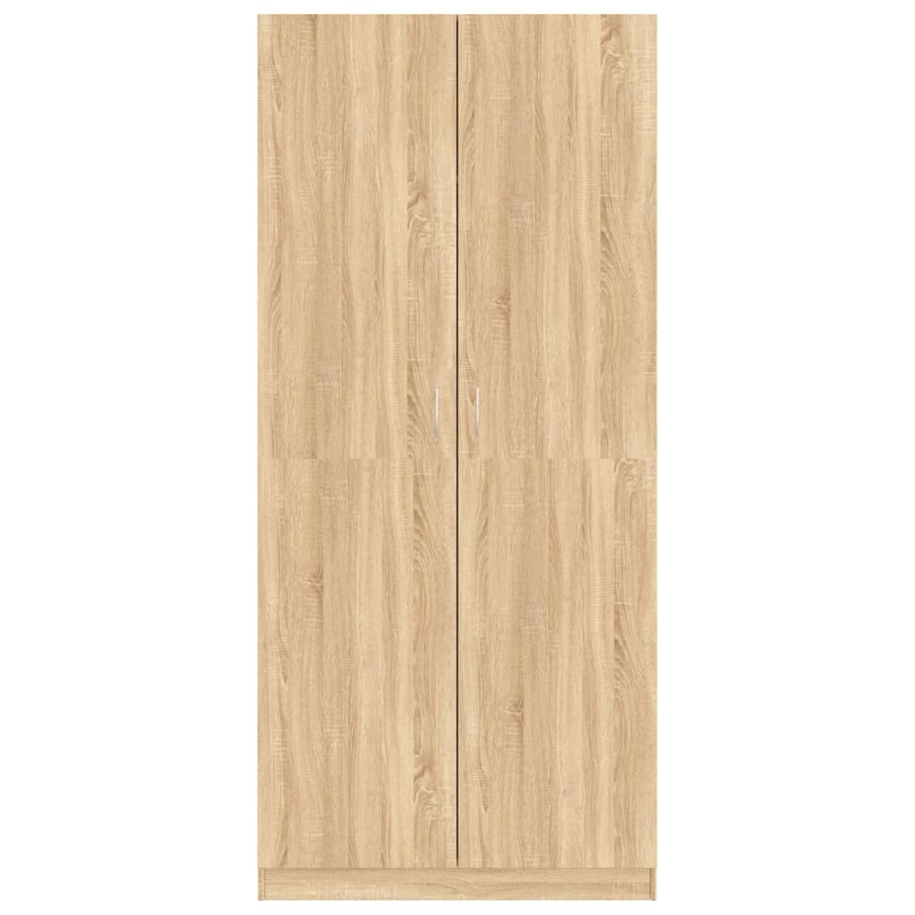 Wardrobe Sonoma oak 90x52x200 cm wood material