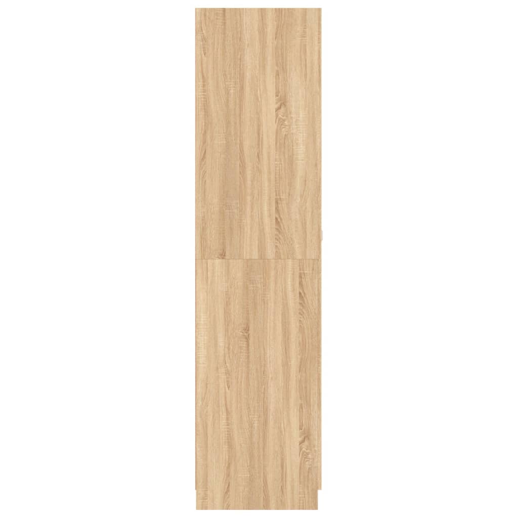 Wardrobe Sonoma oak 90x52x200 cm wood material