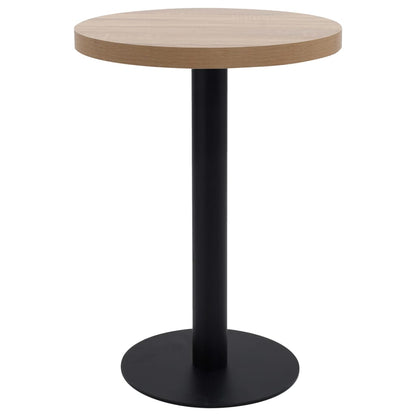 Bistrotisch Hellbraun 60 cm MDF