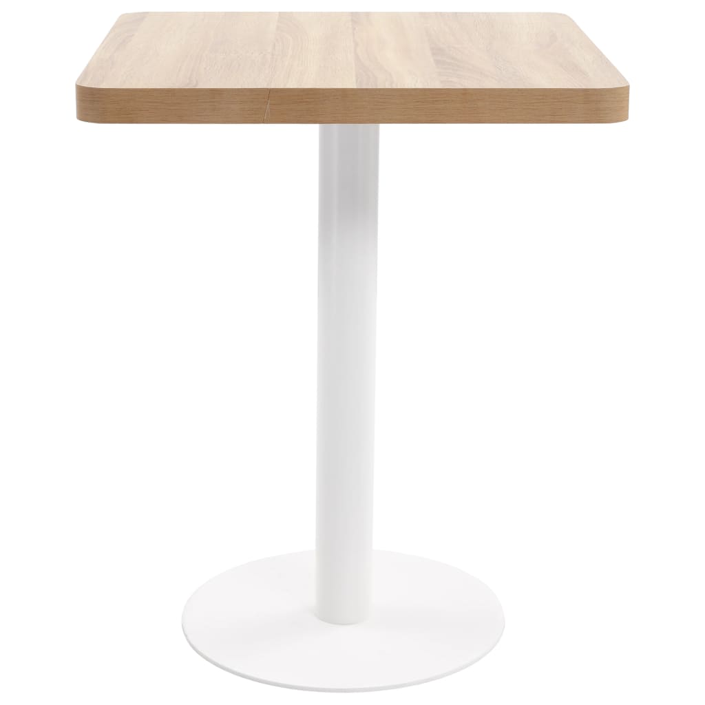 Bistrotisch Hellbraun 60x60 cm MDF